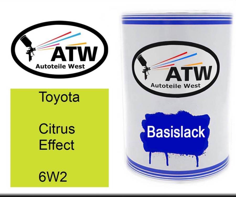 Toyota, Citrus Effect, 6W2: 500ml Lackdose, von ATW Autoteile West.